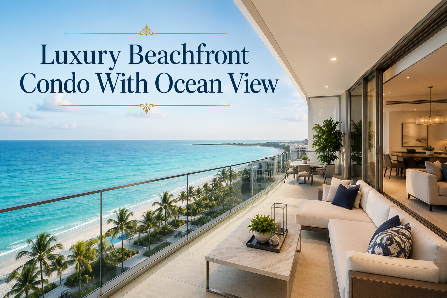 Luxury Beachfront Condo With Ocean View | Puerto Vallarta